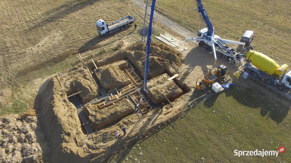 Zdjęcia i filmowanie z drona działki domy Tarnów