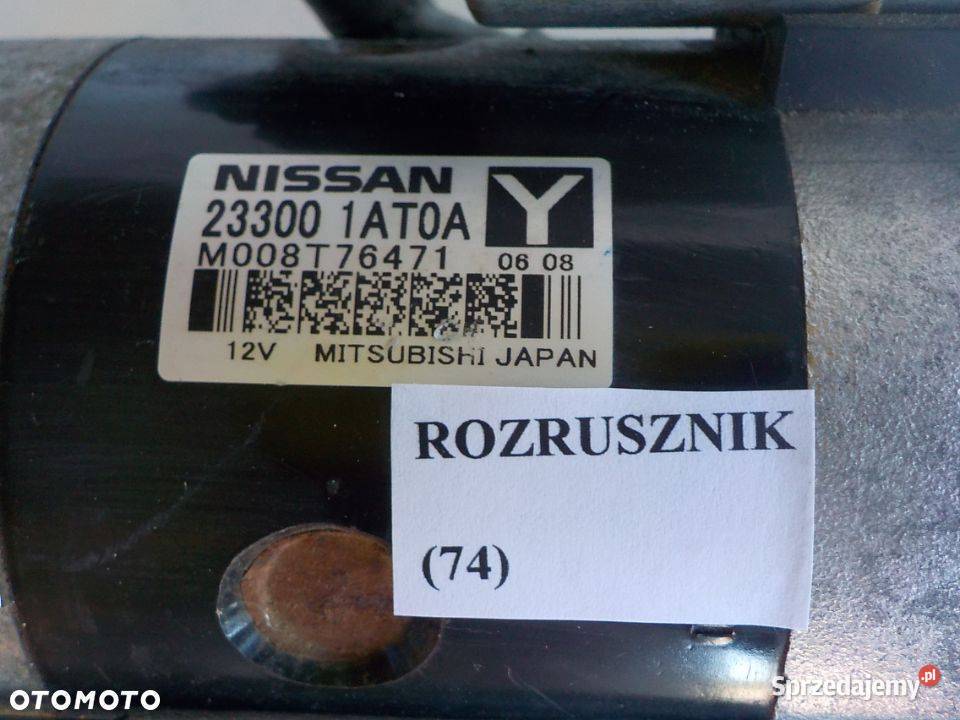 ROZRUSZNIK 23300 1AT0A NISSAN MURANO Z51 25 DCI wielkopolskie Nowy Tomyśl sprzedam