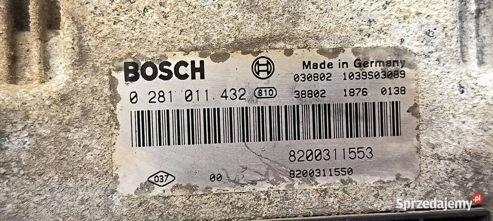 KOMPUTER ECU NISSAN INTERSTAR MASTER II Części samochodowe Lipno