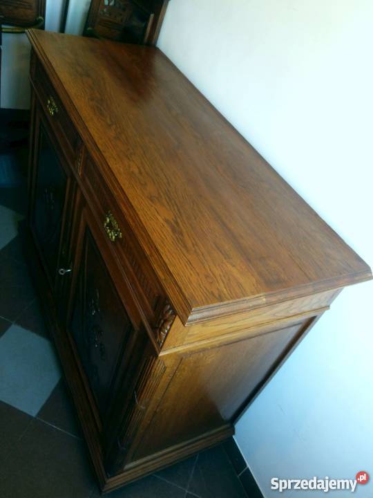 Piękna dębowa komoda secesyjnasklep Dąbrowa Dąbrowa Górnicza sprzedam