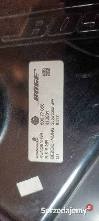 Subwoofer do Alfa Romeo 156 kombi Niepołomice sprzedam