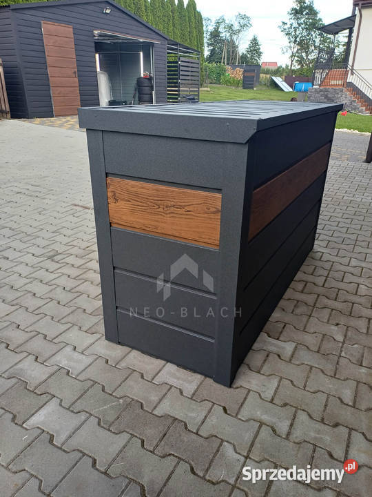 Zabudowa koszy na śmieci wiata śmietnikowa Dąbrowa Górnicza