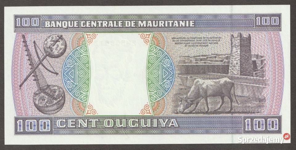 Mauretania 100 ouguiya 1996 STAN BANKOWY UNC Łódź