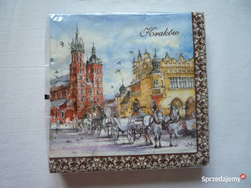 Serwetki papierowe Kraków 20 sztuk Szczecin