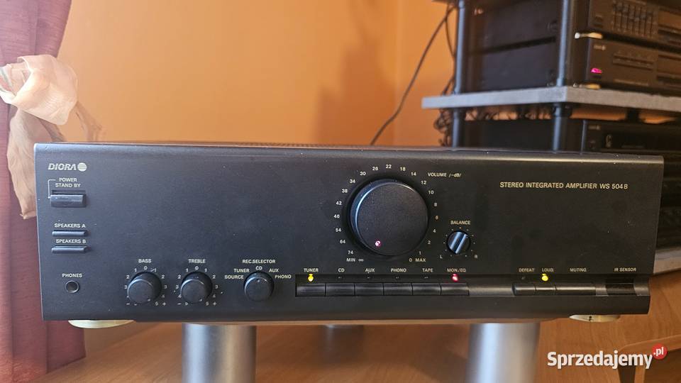 Wzmacniacz Diora Ws 504B Wzmacniacze i pokrewne Dzierżoniów