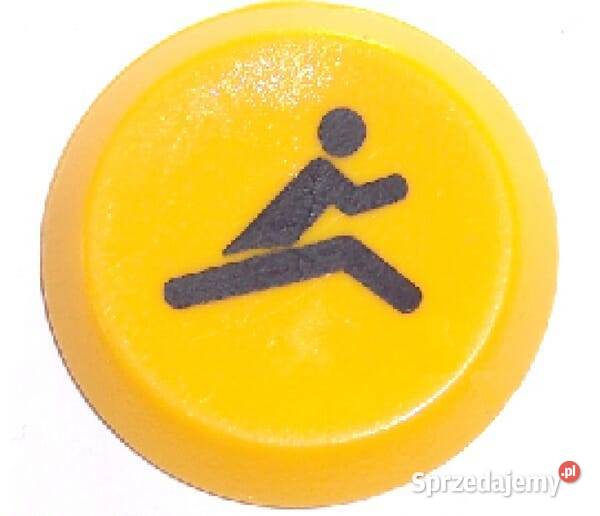 Przełącznik przyciskowy Quick okrągły żółty Kamionna