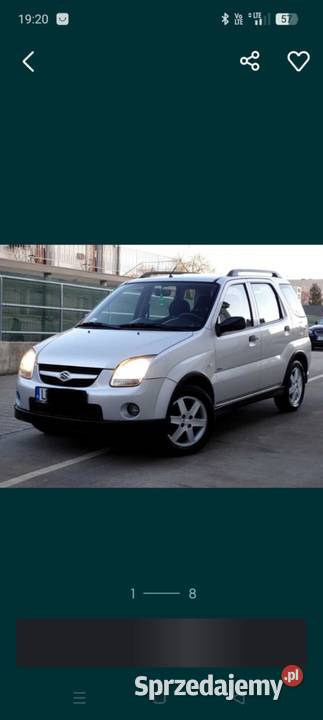 Sprzedam suzuki ignis nieuszkodzony lubelskie Zamość