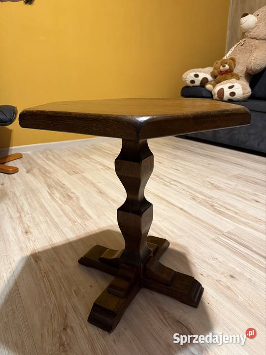 Stolik drewniany dębowy Turek