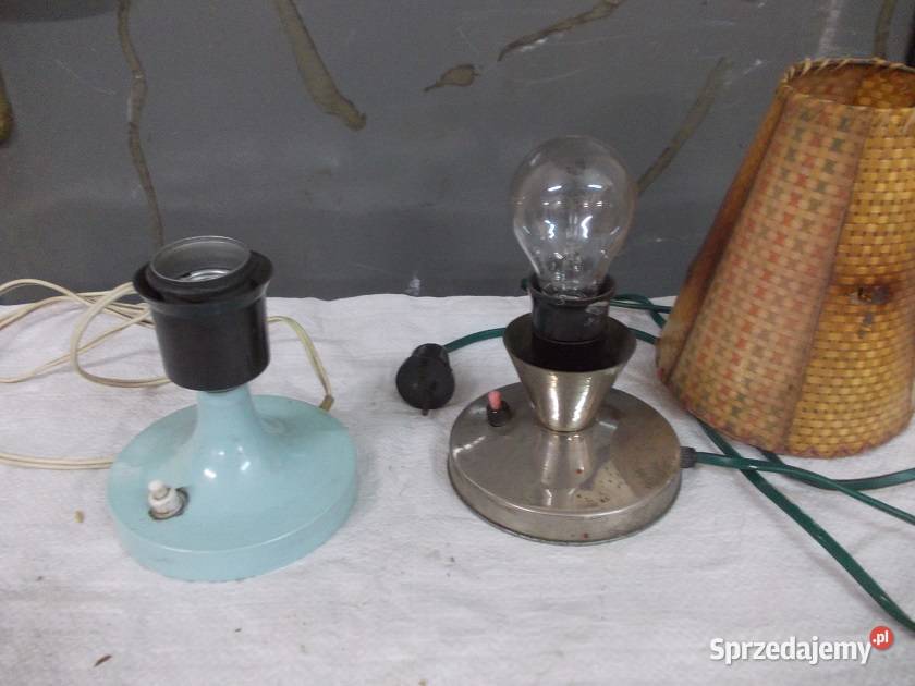Stare lampki nocne PRL vintage sprawne Bielsko-Biała