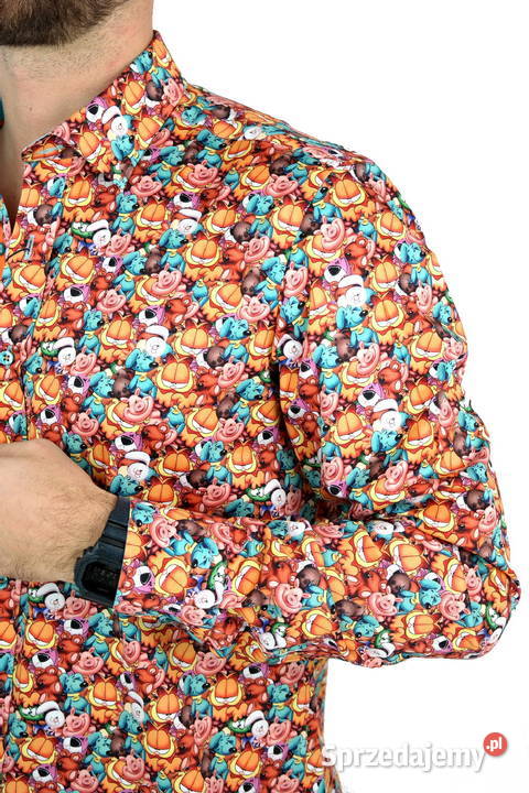 DANIEL BESSI Koszula Męska Fb032 Kolorowa Rozmiar L wielkopolskie sprzedam