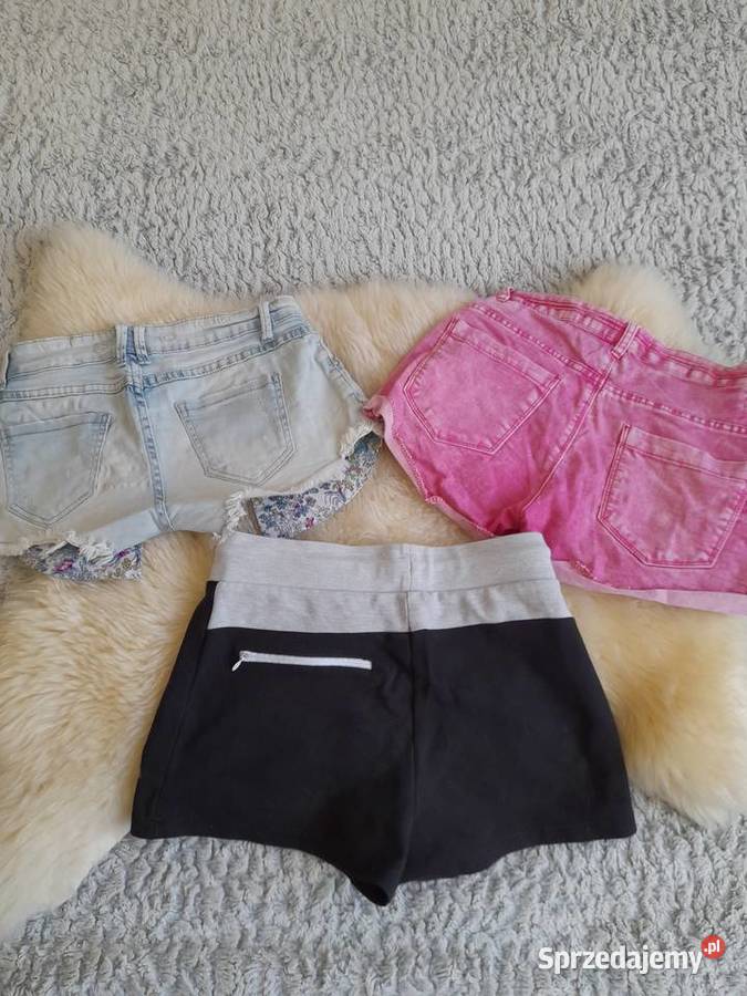 Krótkie spodenki 3 pary XSS Bez wzoru Bogatynia sprzedam