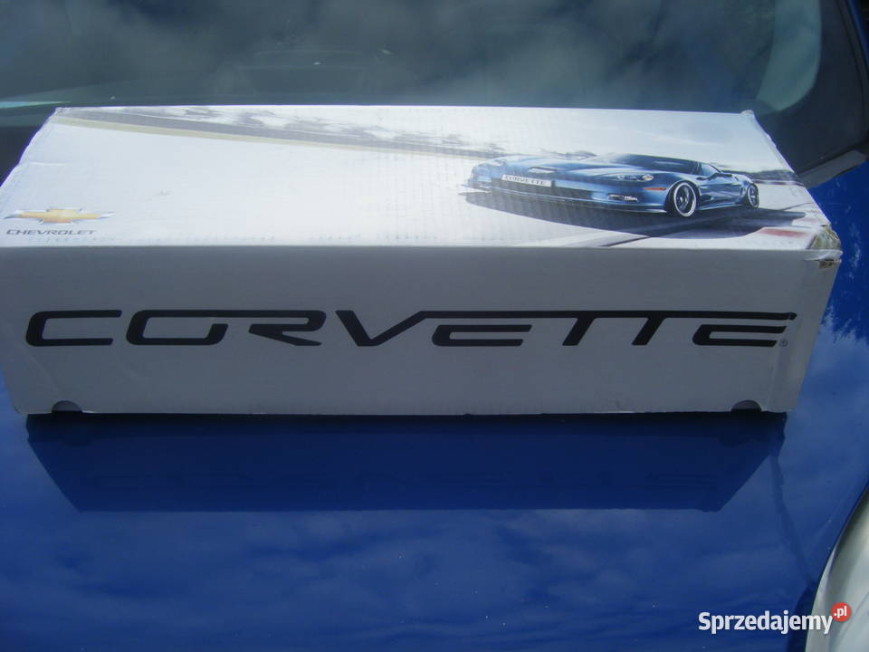 Corvette Duza Flaga Reklama Chevroleta Corvette Dębica