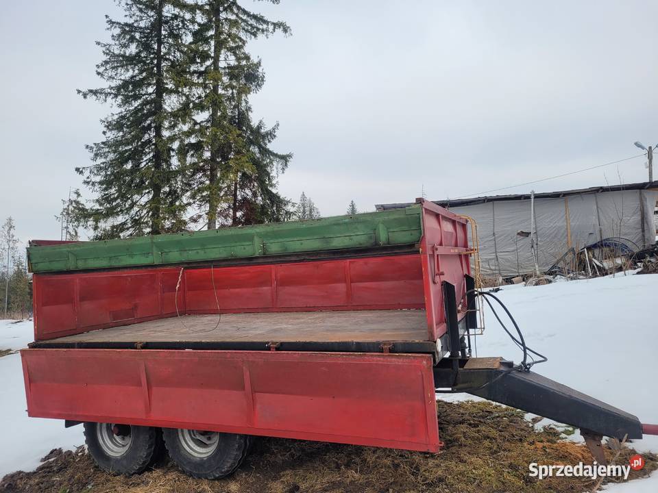 Przyczepa rolnicza tandem małopolskie Zakopane sprzedam