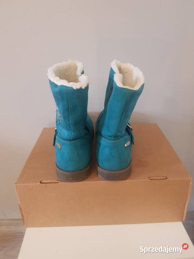 Turkusowe botki damskie firmy Ambellis 41 inna Kraków