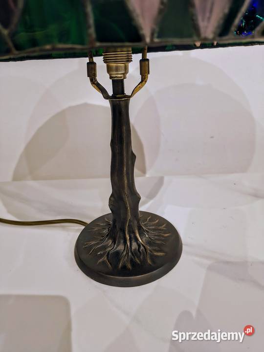 Lampa witrażowa stołowa nocna biurowa Tiffany Oświetlenie Zaręba