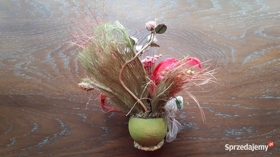Stroik na półkę bukiet kwiatów Rybnik