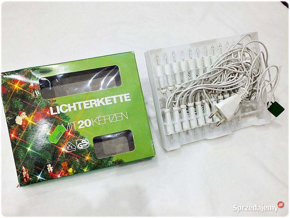 Stare Lampki choinkowe 20 Niemieckie Nowe w Żary