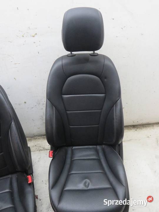 FOTEL PRAWY PRZEDNI PRZÓD SKÓRA MERCEDES W205