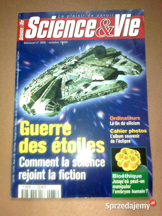 SCIENCE VIE miesięcznik francuski mazowieckie Warszawa