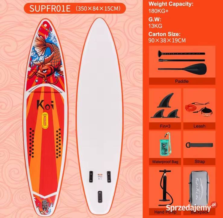 FunWater Nadmuchiwana deska Deska surfingowa Surfing, windsurfing, kitesurfing pomorskie Suchobrzeźnica