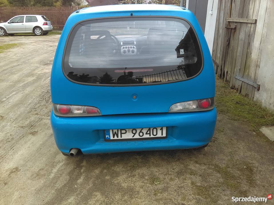 Fiat Seicento Niebieski Mat Płock