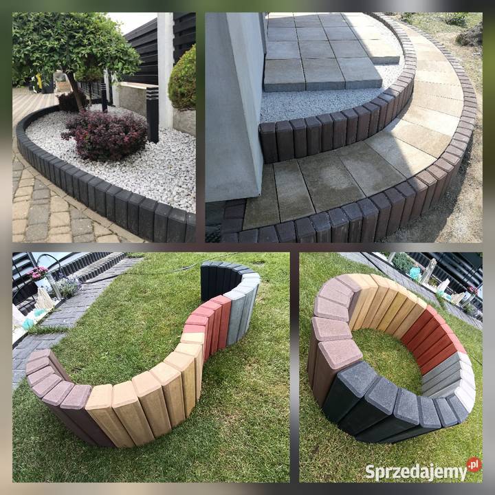 Palisady obrzeża ogrodowe betonowe Wysyłka cała Poznań sprzedam