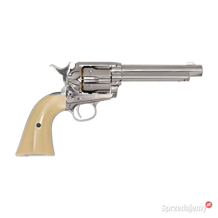Rewolwer wiatrówka Colt SAA 45 nikiel 45 mm BB