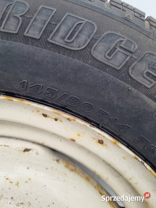 KOŁO ZAPASOWE Zapas felga 14580 R14 4x105 Średnica 14" Rudka