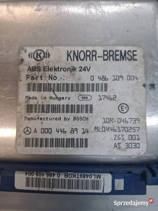 Sterownik ABS Elektronik Bosch 24 V Knorrbremse Kalisz sprzedam