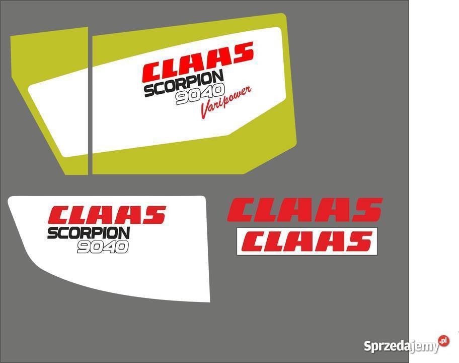 naklejki claas scorpion 9040 Jeżewo