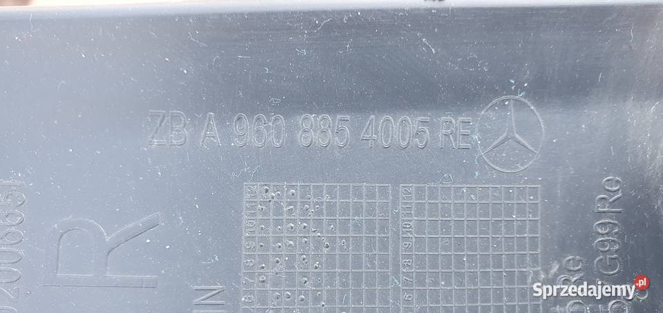 MERCEDES ACTROS MP4 SPOILER OWIEWKA ZDERZAKA Bieleń