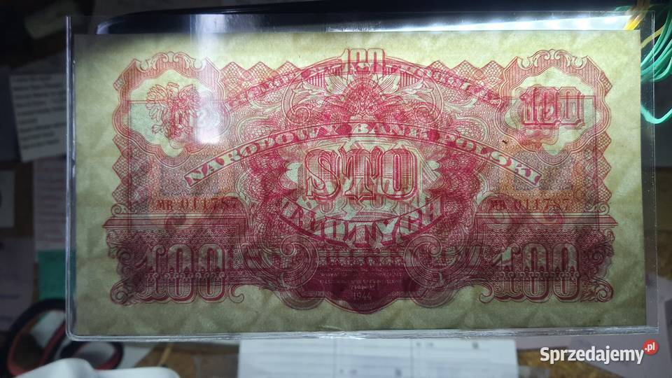 100 złotych 1944 obowiązkowe