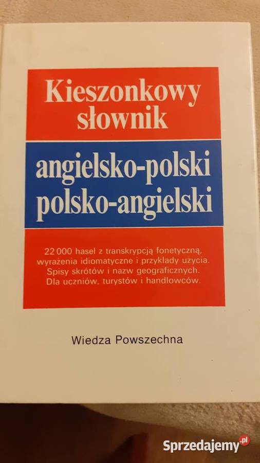 Słownik angielsko polski angielski Szczecin