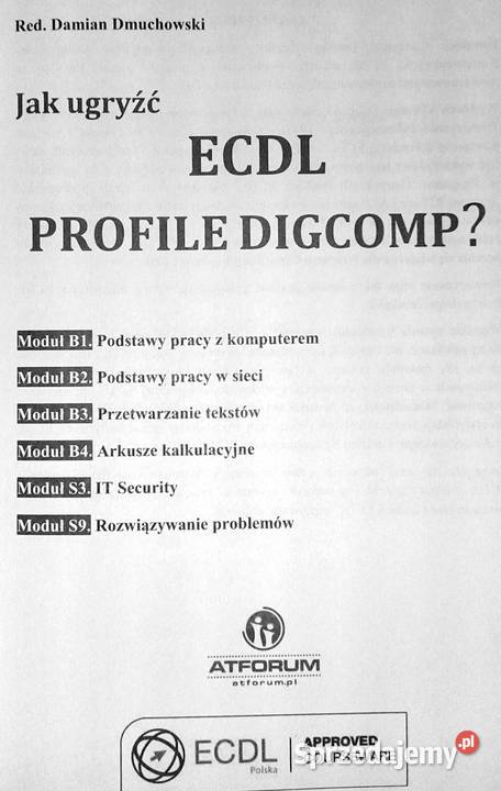 ugryźć ECDL Profile Digcomp Damian Dmuchowski lubelskie Chełm