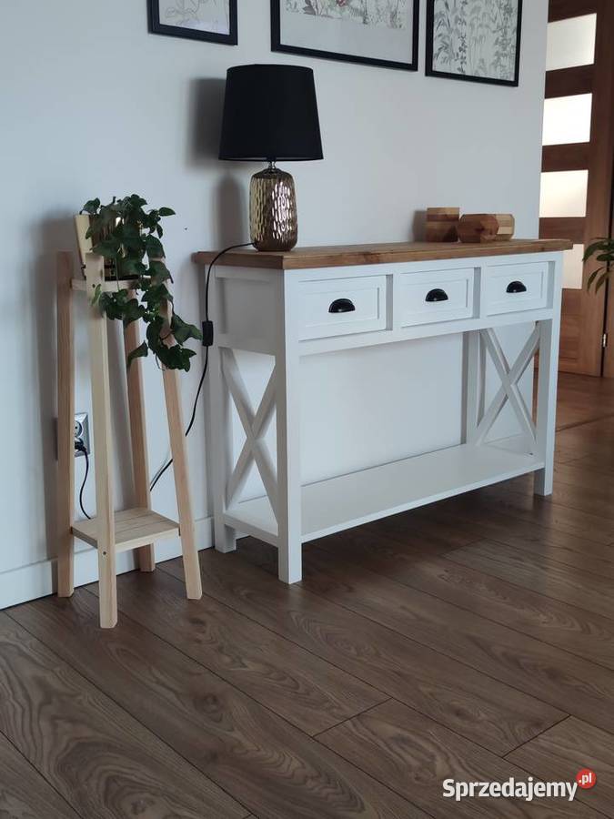 Konsola komoda drewniana styl prowansalski 110cm Zduńska Wola