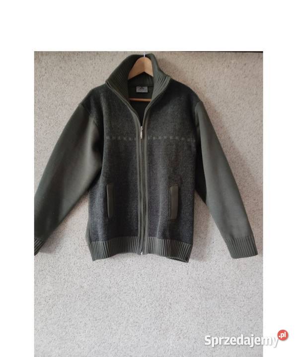 pulower sweter zasuwany z kieszeniami wełniany Kielce
