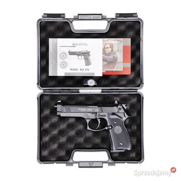 Pistolet wiatrówka Beretta M92 FS 45 mm Diabolo Warszawa