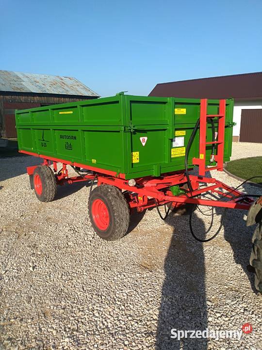 Przyczepa wywrotka autosan D35 kaczka nieuszkodzony Momocicha
