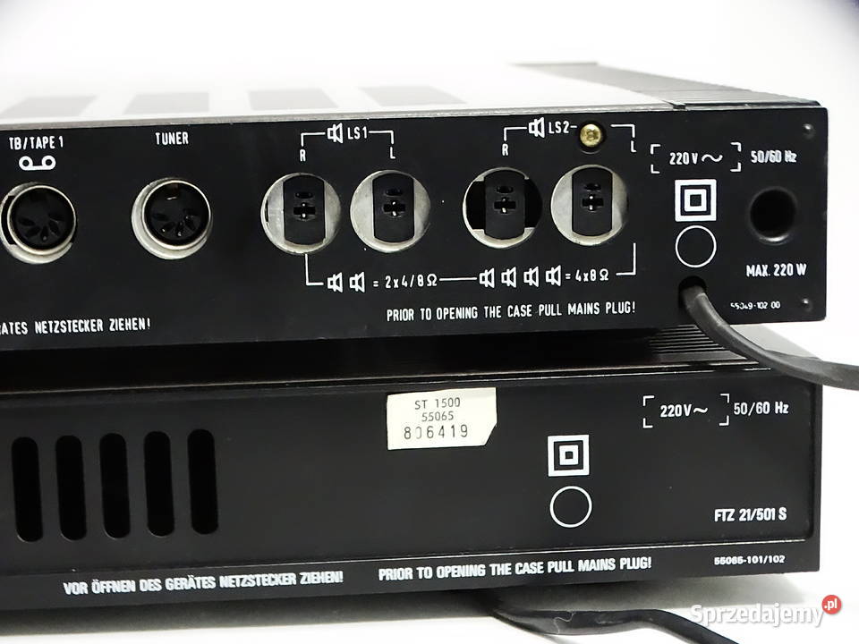 Zestaw wzmacniacz Grundig SV 2000 tuner radiowy Biłgoraj sprzedam