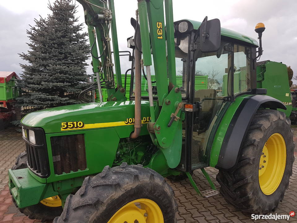 John Deere 5510 z turem jh 531 w oryginale Radom