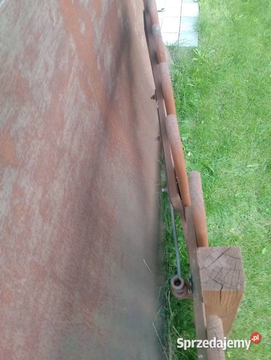 Drewniany płotek z futką bramką szerokość pola Dom i Ogród Pabianice