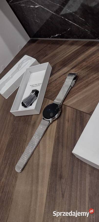 Smartwatch zegarek bluetooth srebrny pasek Zegarki Mielec