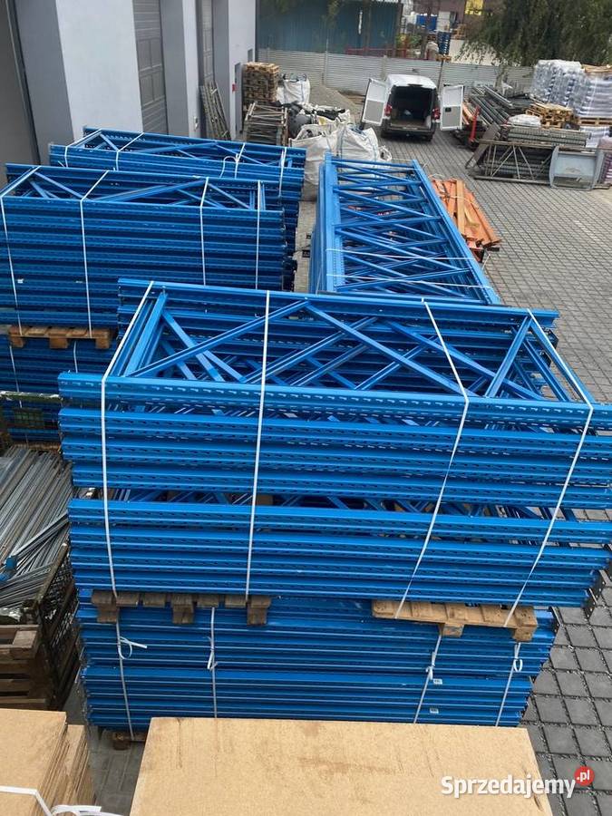 Regaly paletowe przemysłowe magazynowe ramy H400 lubelskie Lublin