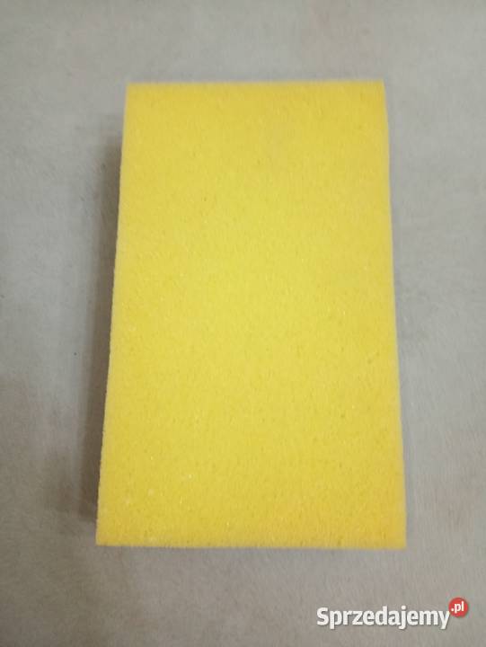 gąbka do mycia samochodu 19x11x5 żółta nowa Szczecin sprzedam