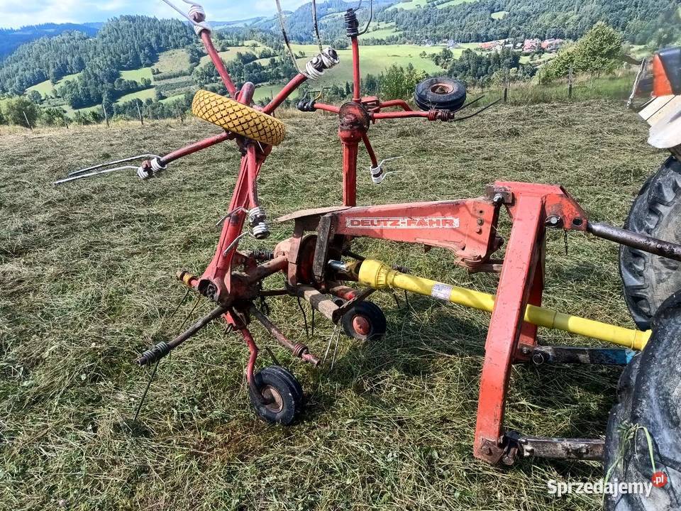 przetrząsarka do siana pająk deutz fahr zamiana Zgrabiarki i przetrząsacze Nowy Sącz