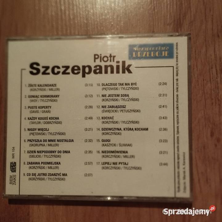 Piotr Szczepanik Niezaponiane przeboje CD Płyty i kasety Gliwice