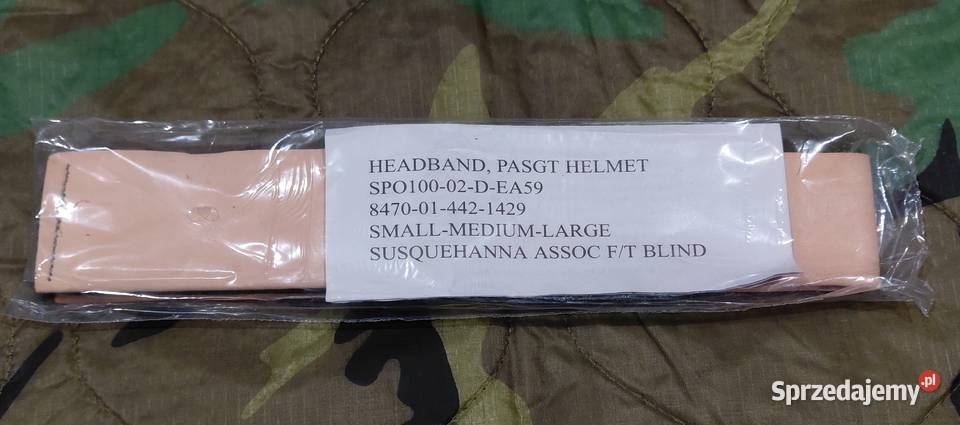 Potnik do hełmu PASGT headband SML dolnośląskie Wrocław