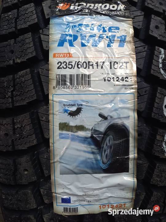 2x Opona NIEUŻYWANA ZIMOWA 23560R17 HANKOOK 319 Zaścianki