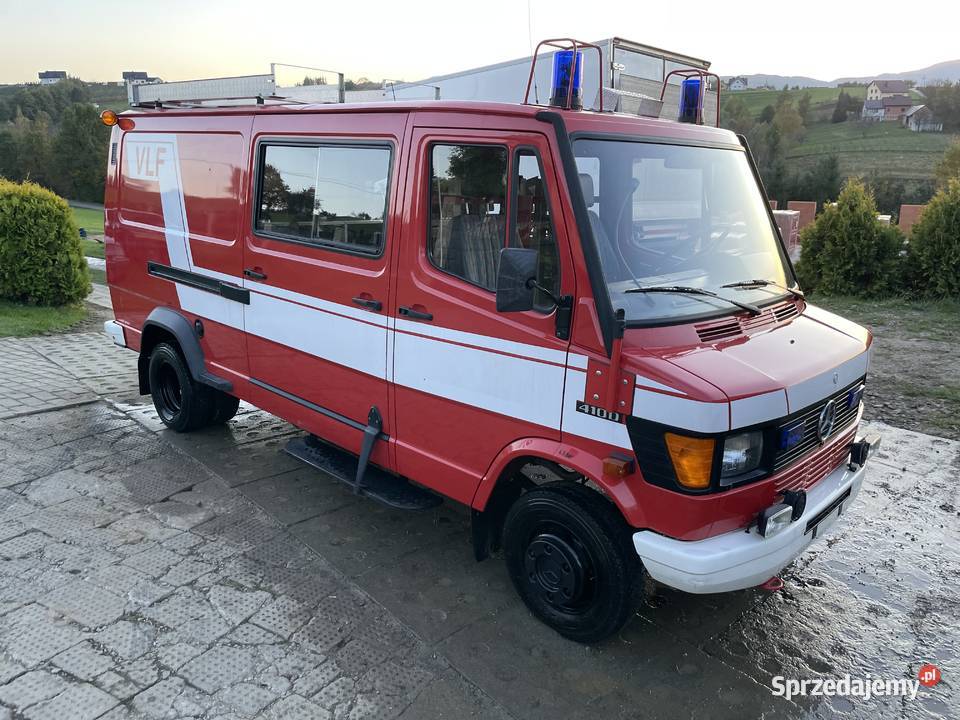 Mercedes 410D kaczka straż pożarna Łososina Dolna
