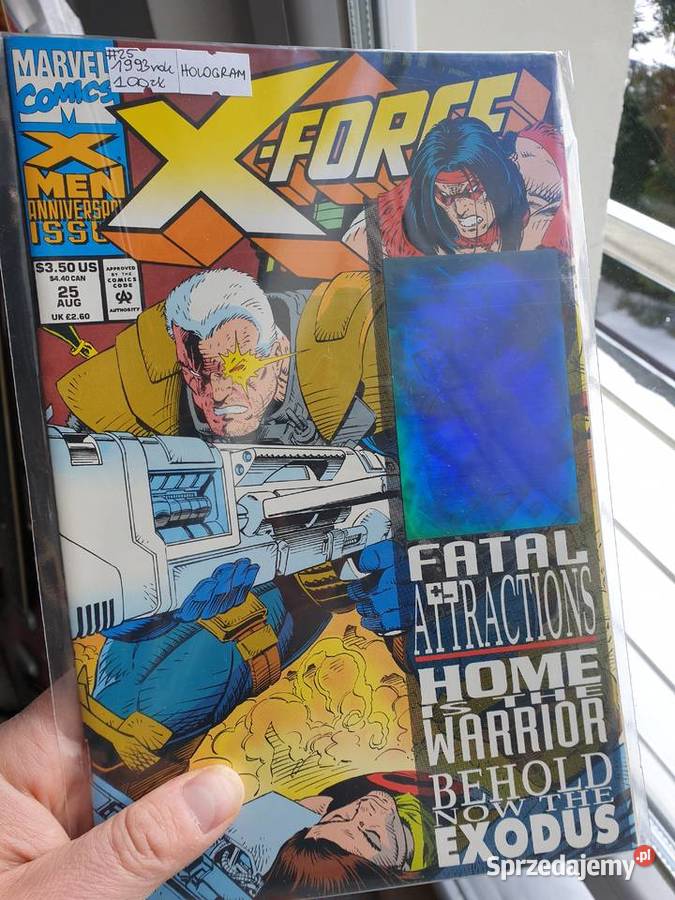 XForce komiks Marvel USA z hologramem 1993